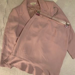 Lavender skirts suit